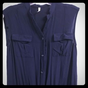 Navy Boutique Jumpsuit Medium